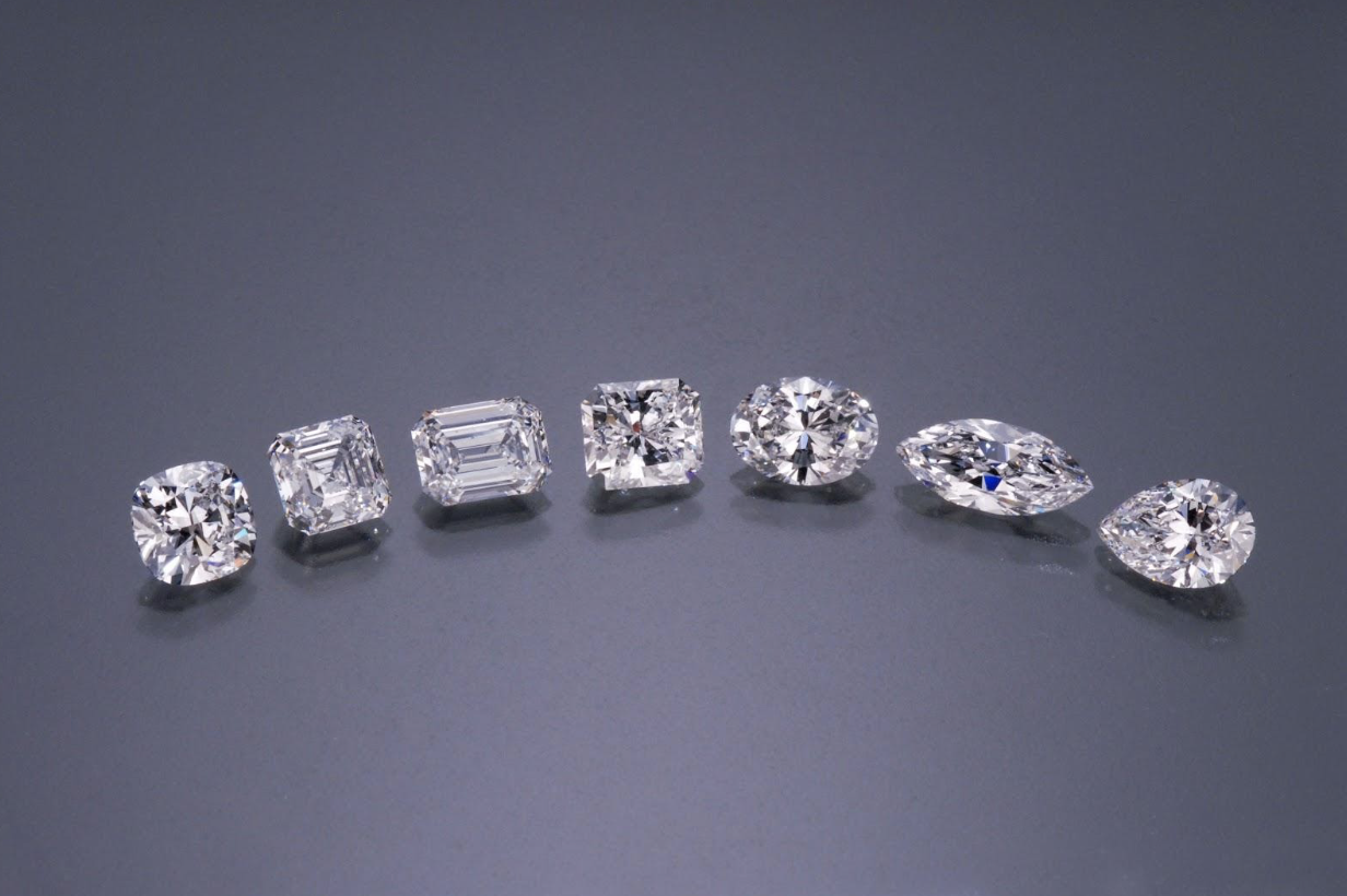 Various diamond shapes