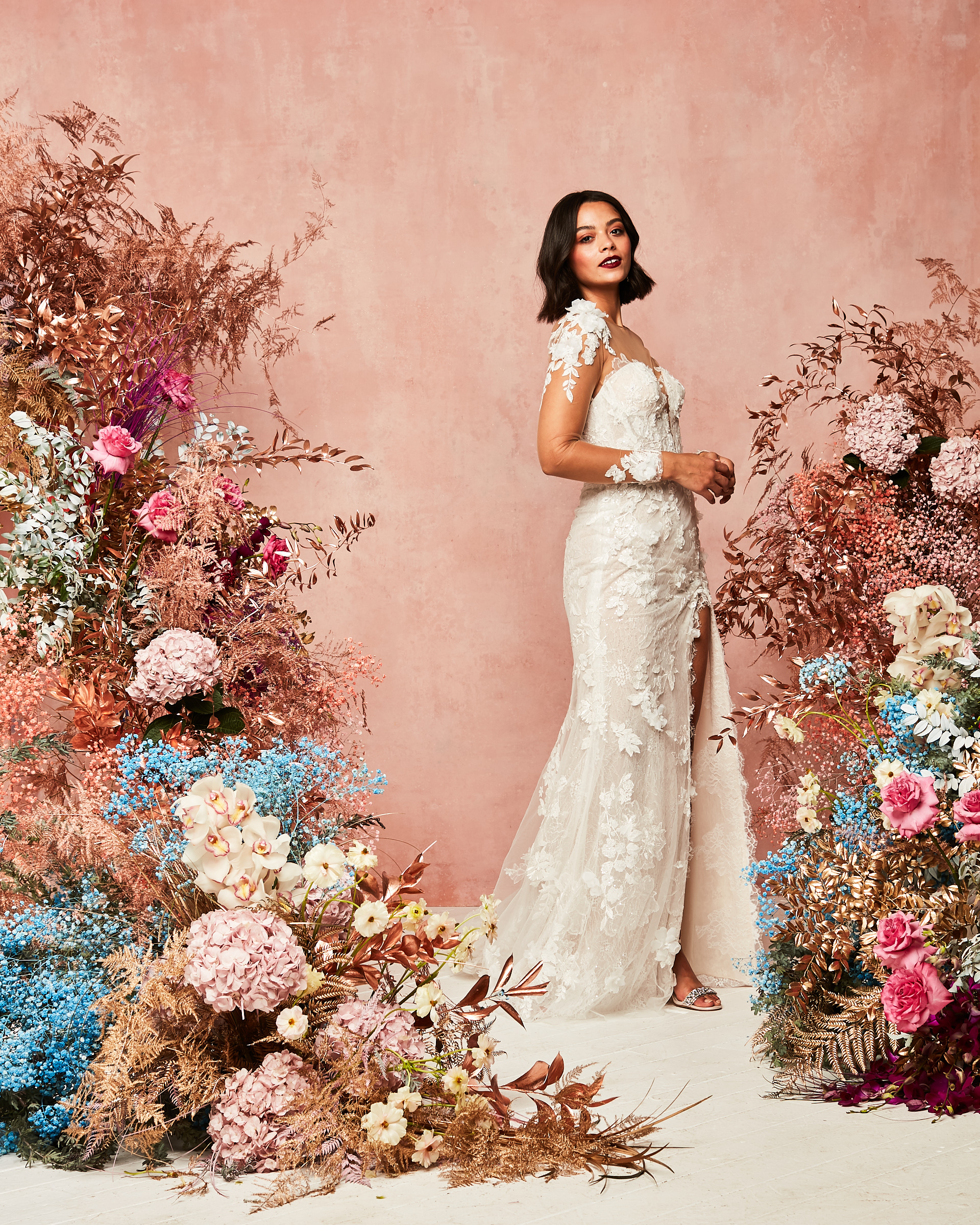 David's Bridal - Featuring Galina Signature Embroidered Floral