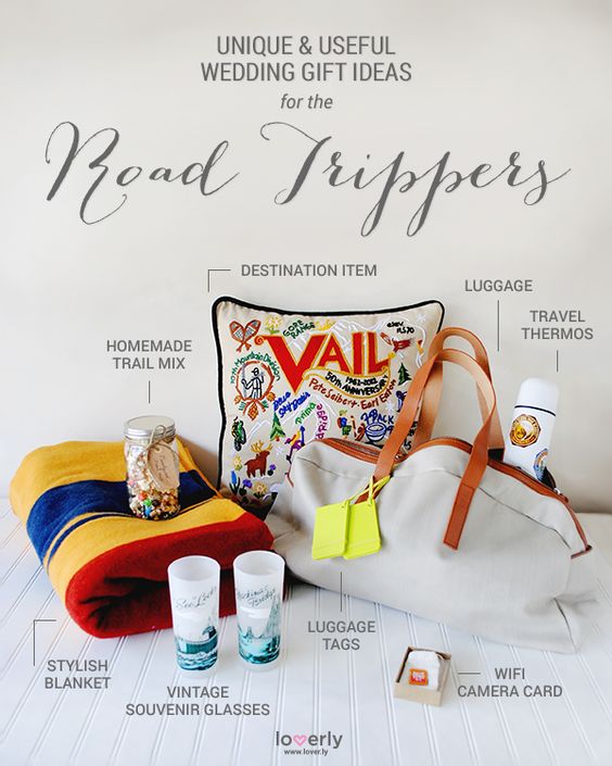 Give This Wedding Gift Ideas Perfect For Road Trippers Loverly